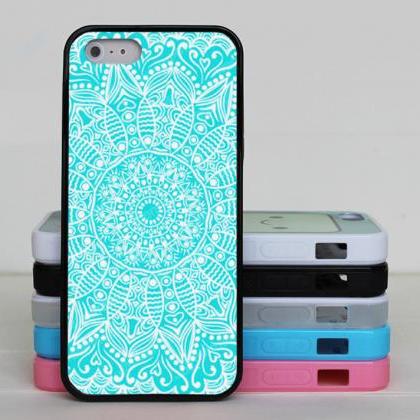 Mint Green Mandala Phone Case For Iphone And..
