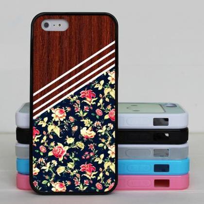 Flowers And Wood Iphone 6 Case,iphone 6 Plus..
