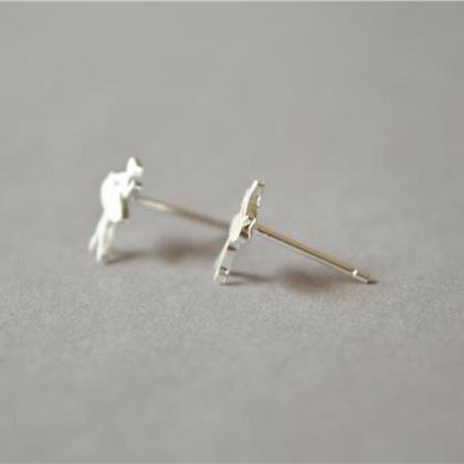Ballet Dancer 925 Sterling Silver Stud Earrings Christmas Gift Ballet Dancer 925 Sterling Silver S