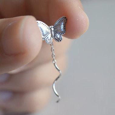 Sterling Silver Butterfly Earrings, Special..