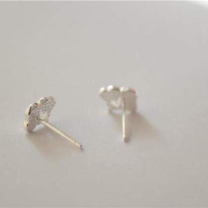 Tiny Sterling Silver Stud Earring, Cute Daity..