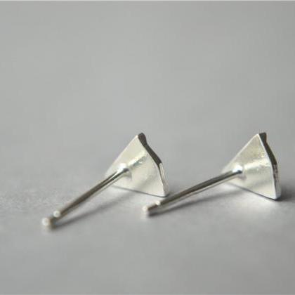 Tiny Paper Plane Stud Earrings, Aeroplane Aircraft..