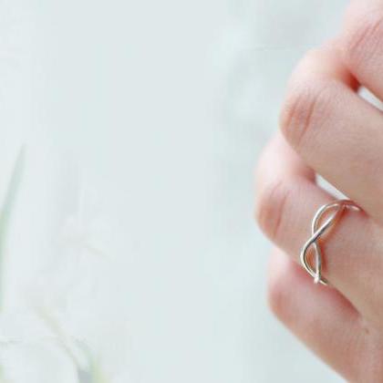 Tiny Tail Waving Ring, Simple Dainty Tail Ring,..