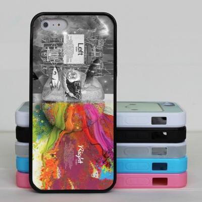 left brain right brain iphone 6 case,iphone 6 plus case,iphone 5 case,iphohne 5s case,iphone 5c case,iphone 4 case,iphone 4s case for Samsung Galaxy S3 S4 S5 cover skin case