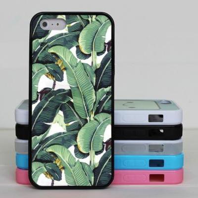 Banana leaf iphone 6 case,iphone 6 plus case,iphone 5 case,iphohne 5s case,iphone 5c case,iphone 4 case,iphone 4s case for Samsung Galaxy S3 S4 S5 cover skin case