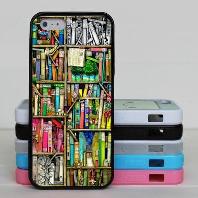 bookshelf iphone 6 case,iphone 6 plus case,iphone 5 case,iphohne 5s case,iphone 5c case,iphone 4 case,iphone 4s case for Samsung Galaxy S3 S4 S5 cover skin case
