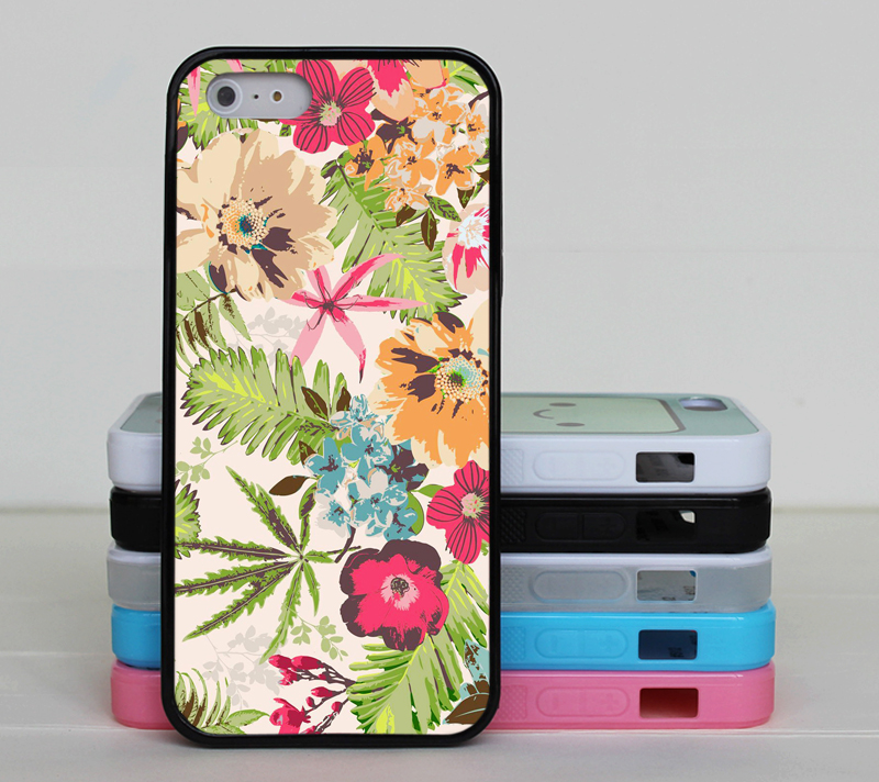 Summer Floral Phone Case For Iphone And Samsung Galaxy - Iphone 6, Iphone 6 Plus